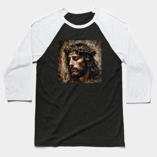 Jesus with crown of thorns Baseball T-Shirt